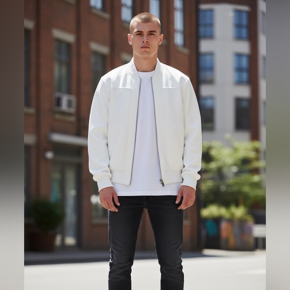ZARA Texted Bomber Jacket - Picture 1 of 4